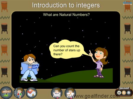 integers on number line. Integers on Number line 8)