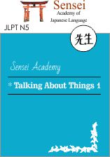 JLPT N5 Hindi course Talking About Things