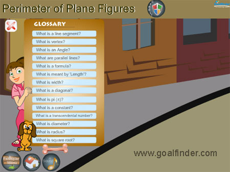 glossary - area perimeter