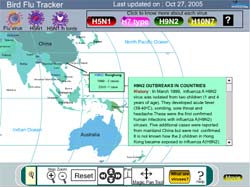 When you click on any place it gives you details of the outbreaks that occurred at that place, zoom in and pan the map to see details clearly