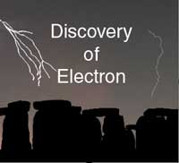 Discovery of electron from lightning