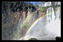 rainbow is formed due to droplets of water