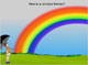 Educational animation colors in a rainbow